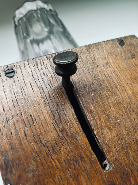 Antique WW1 Scratch Built Chuck-A-Luck Gambling Game Named & Dated 1917