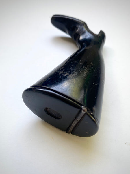 Rare Antique 19th Century Novelty Snuff Box In The Form Of A Gent’s Boot
