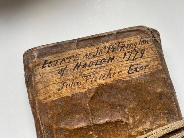 Very Interesting Antique Early 18th Century Ledger With A Dark Past - Source Vintage