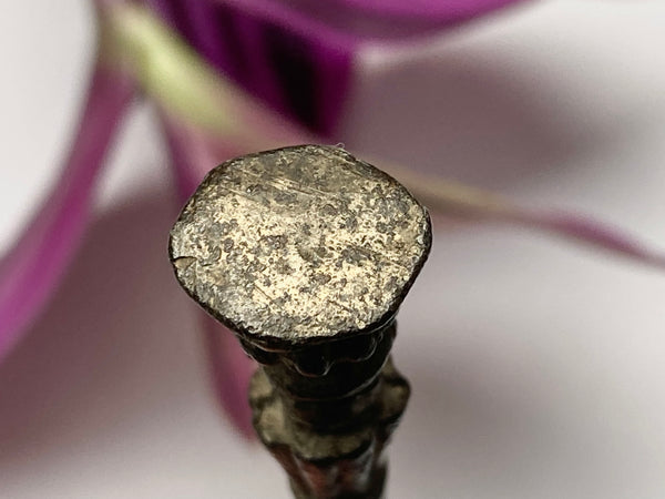 Rare James I Latten Seal Top Spoon With Maker's Mark - Source Vintage