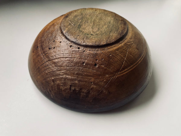 Rare Antique Ripon Workhouse Child’s Sycamore Pauper’s Bowl c.18th-19th Century