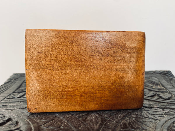 Folk Art Treen Case Relating To Britain’s First Ever Military Use Of A Bomb Squad With Local Yorkshire Interest - Source Vintage