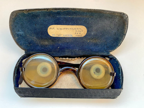 Early 20th Century Joke Googly Eye Spectacles - Source Vintage