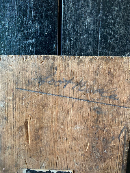 Rare Antique 19th Century Coffin Maker’s Sizing And Design Reference Template Board