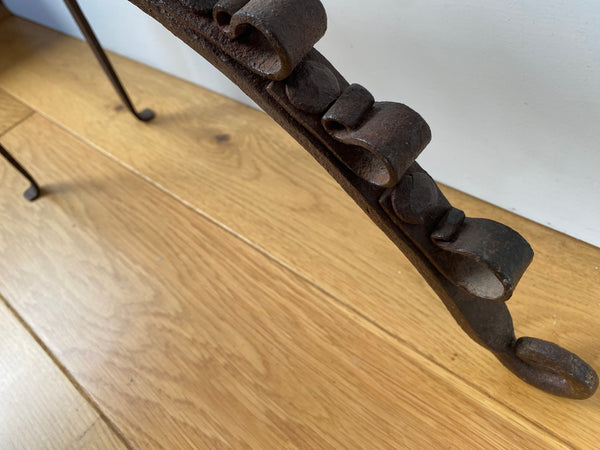 Rare Antique 18th Century Hand Forged Fire Dragon Possibly Catalonian - Source Vintage