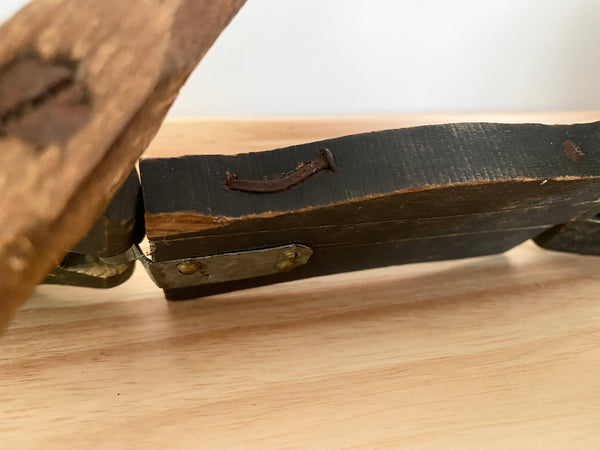 Folk Art Shed Made Toy Dachshund c.1930’s - Source Vintage