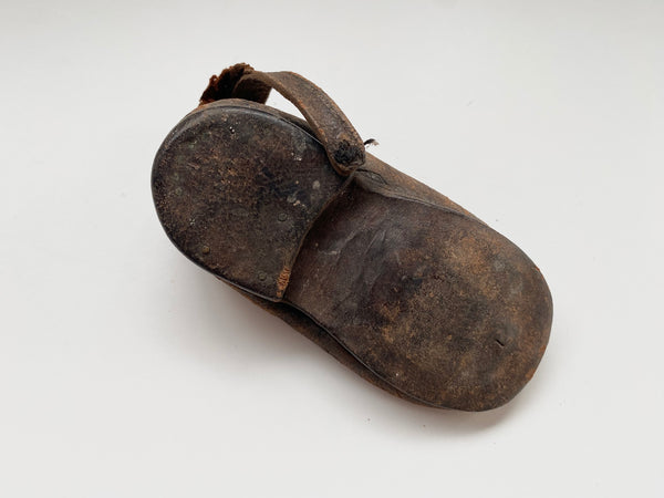 Concealed Shoe Found In Chimney Breast Of 18th Century House Used As Protection Against Witches - Source Vintage