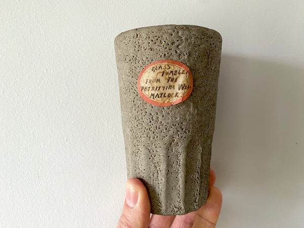 A Rare Late 19th Century Petrified Tumbler From Matlock’s Petrifying Well - Source Vintage