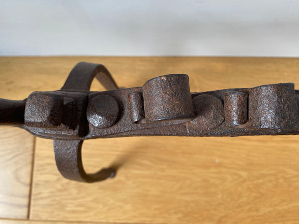 Rare Antique 18th Century Hand Forged Fire Dragon Possibly Catalonian - Source Vintage