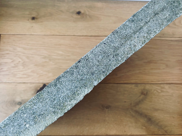 Heavy Reclaimed Antique Stone Slab Engraved In Latin ‘Tempus Fugit’ - Source Vintage