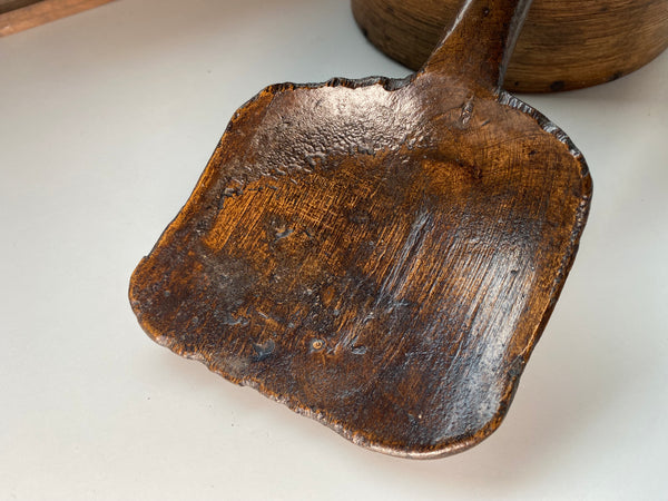 Early George IV Treen Grain Measure & Scoop With Link To The ‘Swing Riots’ Of 1843 With Provenance - Source Vintage