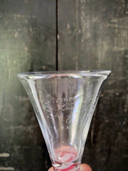 Antique 18th Century Firing Glass c.1770