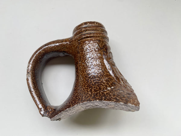 A 16th - 17th Century Bellarmine Jug Fragment Or Witches Bottle - Source Vintage