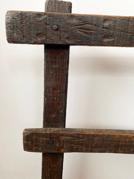 Antique Early 20th Century Folk Art Miniature Pet Chair - Source Vintage