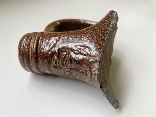 A 16th - 17th Century Bellarmine Jug Fragment Or Witches Bottle - Source Vintage