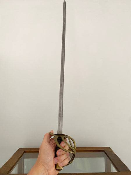 Rare 19th Century Child’s Toy Infantry Officer’s Sabre Sword C.1870 - Source Vintage