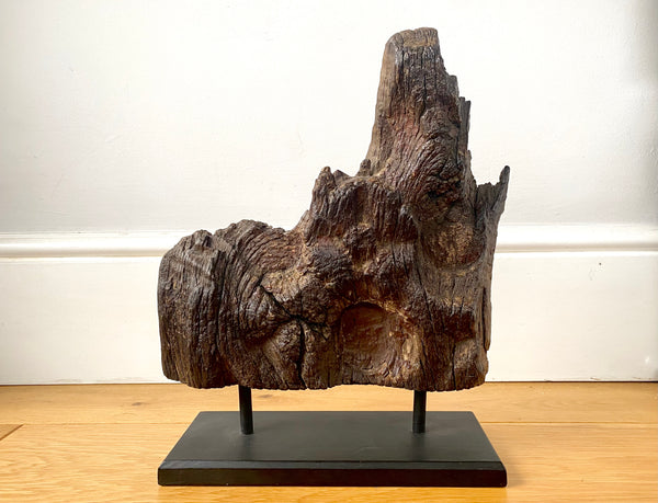 Rare 12th Century Timber Fragment From The Old Templar Manor Herdewyke - Source Vintage