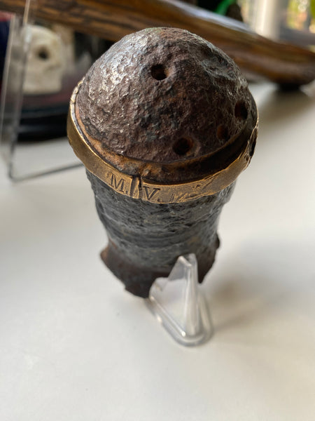 *RESERVED FOR ANDY* Antique Exploded World War 1 Artillery Fuse