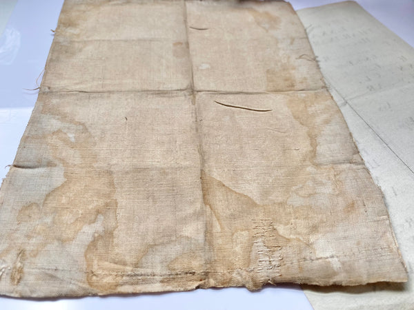 A Curious Manuscript Circa Early 18th Century Gravestone Epitaph Puzzle - Source Vintage