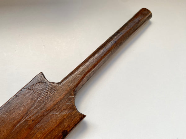 Antique 19th Century Miniature Treen Childs Indoor Cricket Bat - Source Vintage