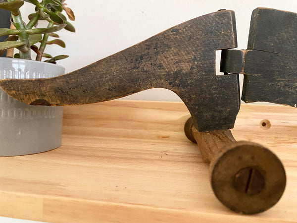 Folk Art Shed Made Toy Dachshund c.1930’s - Source Vintage