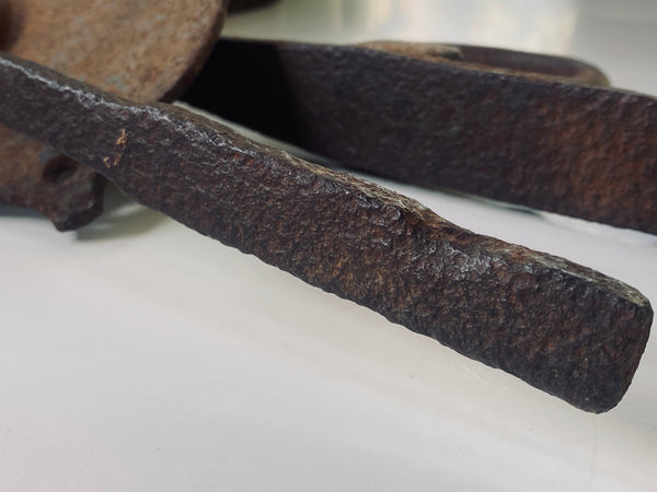 Rare Antique 18th Century Lever Arm Door Handle Latch With Collection Of Apotropaic Or ‘Witches Marks’ - Source Vintage