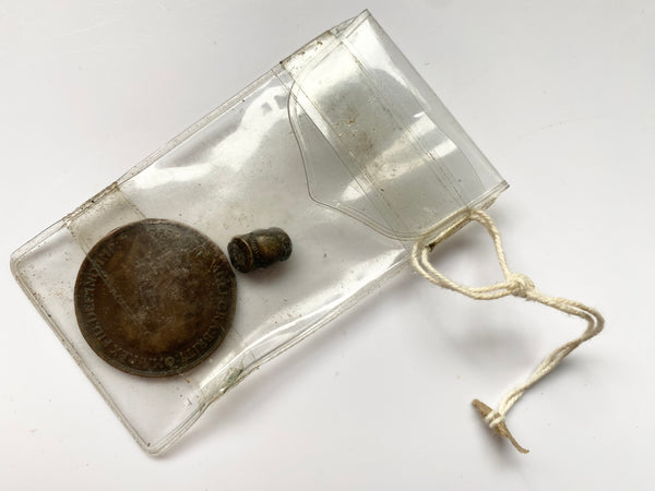 Curious World War 1 Penny Shot By A Bullet