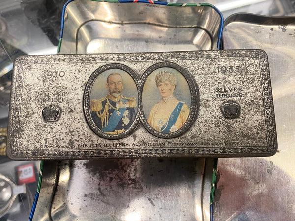 Rare Untouched Rowntree’s Silver Jubilee Chocolate Bar In Original Tin From 1935 - Source Vintage