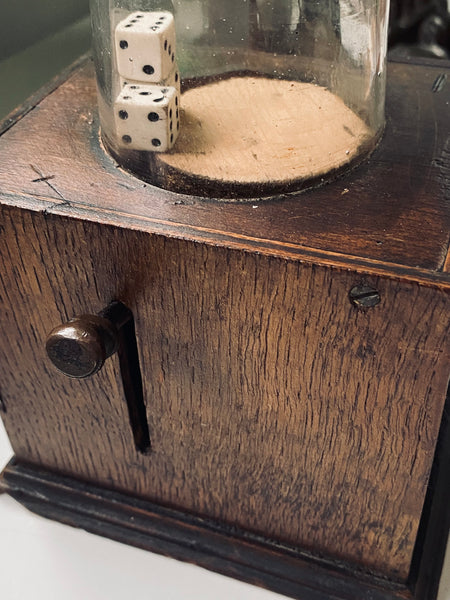 Antique WW1 Scratch Built Chuck-A-Luck Gambling Game Named & Dated 1917