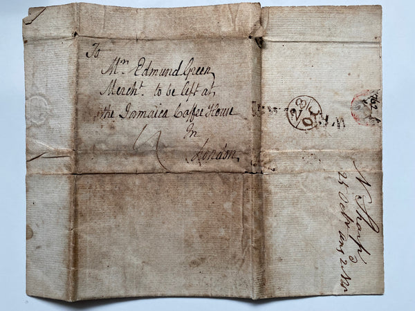 Rare Antique 18th Century Handwritten Letter About American War Of Independence & The Effect It’s Having On A Knaresbrough Man’s Investments