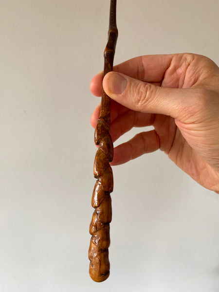 Very Rare Early 19th Century Hazel Wood Wand