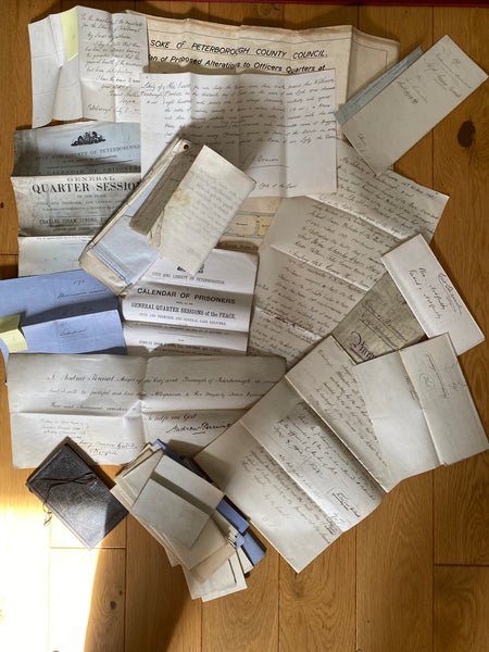 Curious Antique Victorian Collection Of Police Archives Inc. Police, Witness & Judicial Statements