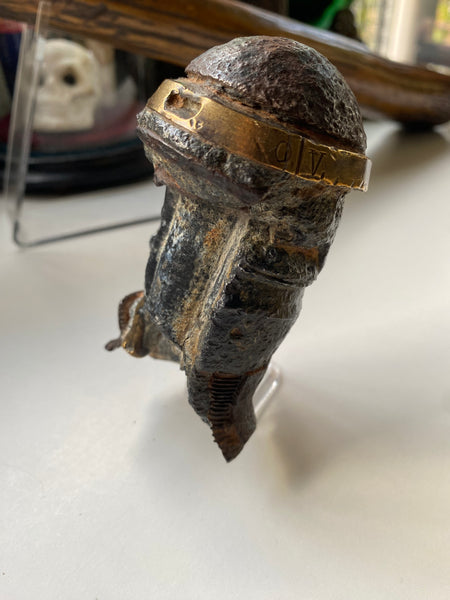 *RESERVED FOR ANDY* Antique Exploded World War 1 Artillery Fuse