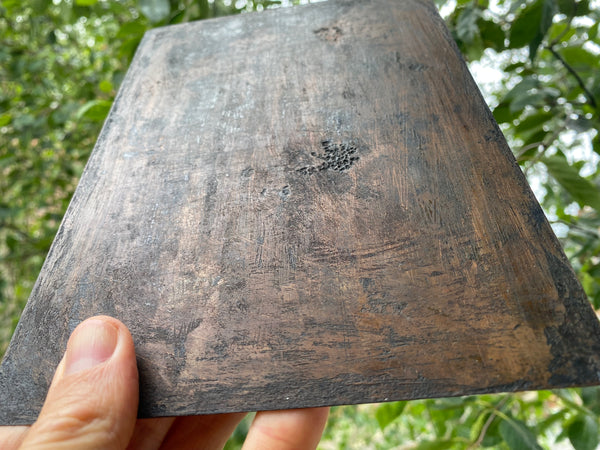 Rare Spooky Antique 19th Century Copper Printing Plate - Source Vintage