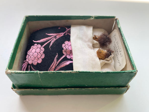 *RESERVED* Antique Creepy Folk Art Gift & Letter  Of Provenance Dated 1905 - Source Vintage