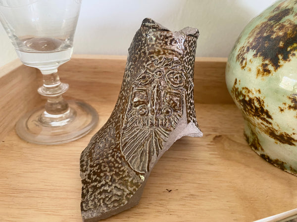 A 16th - 17th Century Bellarmine Jug Fragment Or Witches Bottle - Source Vintage