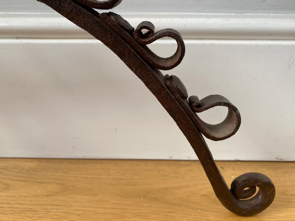 Rare Antique 18th Century Hand Forged Fire Dragon Possibly Catalonian - Source Vintage