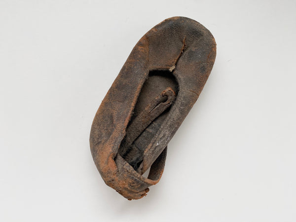 Concealed Shoe Found In Chimney Breast Of 18th Century House Used As Protection Against Witches - Source Vintage