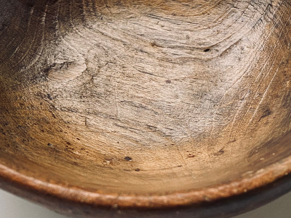 Rare Antique Ripon Workhouse Child’s Sycamore Pauper’s Bowl c.18th-19th Century