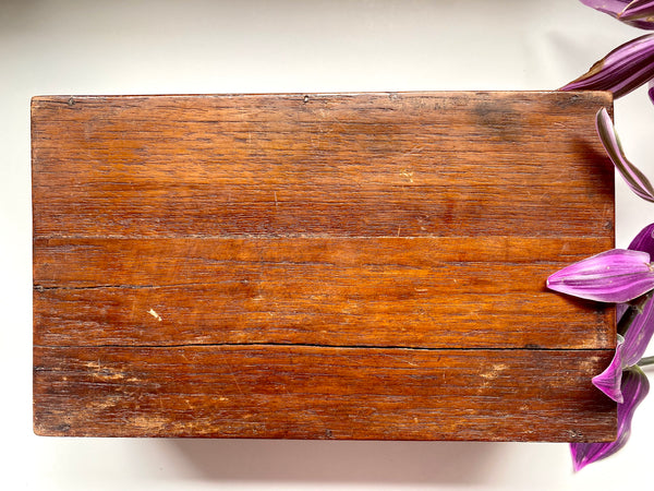 Antique Folk Art Box Made From Crashed Aircraft In 1919 With Provenance - Source Vintage