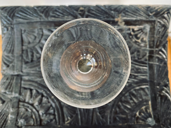 Rare Antique 18th Century Make-Do Period Repaired Drinking Glass