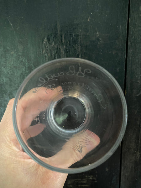 Antique 19th Century Disaster Glass For The Hartley Colliery Disaster 1862