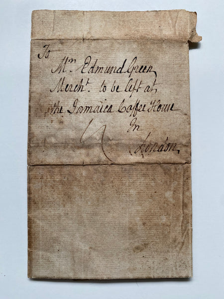 Rare Antique 18th Century Handwritten Letter About American War Of Independence & The Effect It’s Having On A Knaresbrough Man’s Investments