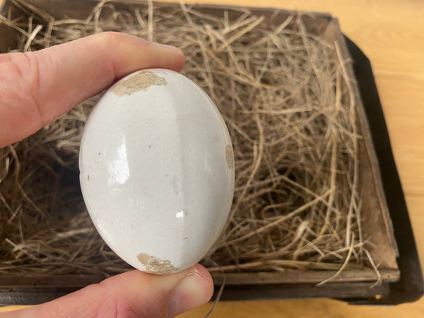 A Charming 19th Century Egg Box With A Surprise Inside - Source Vintage