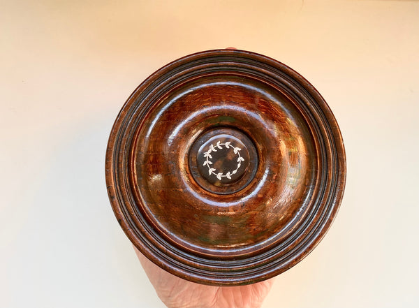 Rare Antique 19th Century Table Snuff Box Made From The Stern Of The Victoria & Albert Paddle Steamer - Source Vintage