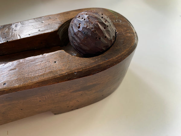 Rare Late 18th Century Treen Trap & Ball For The Ancient Pub Game ‘Bat & Trap’ - Source Vintage