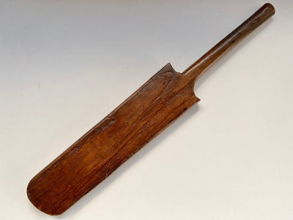 Antique 19th Century Miniature Treen Childs Indoor Cricket Bat - Source Vintage