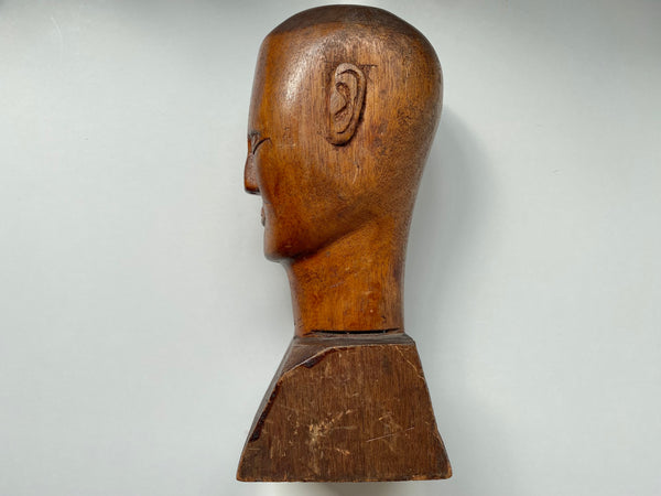 Rare Antique Folk Art Homemade Bedpost Doll - Source Vintage