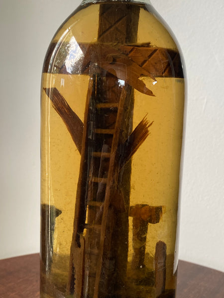 Antique 19th Century Folk Art ‘God In A Bottle’ Protection Whimsy