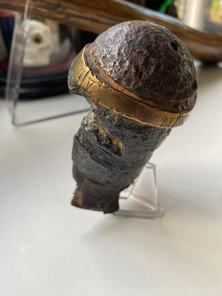 *RESERVED FOR ANDY* Antique Exploded World War 1 Artillery Fuse